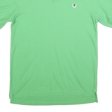 CHAPS Mens Green Polo Shirt Short Sleeve Embroidered Logo Size M Casual Summer