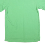 CHAPS Mens Green Polo Shirt Short Sleeve Embroidered Logo Size M Casual Summer