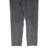 LEVI'S Mens Black Slim Skinny Denim Light W32 L30 Zip Cotton Blend Jeans