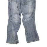 G-STAR Womens Regular Fit Blue Denim Jeans W32 L32 Distressed Style Zip Closure