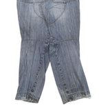 G-STAR Womens Regular Fit Blue Denim Jeans W32 L32 Distressed Style Zip Closure