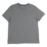 CALVIN KLEIN Mens Grey Modern T-Shirt L Short Sleeve Crew Neck Minimal Logo