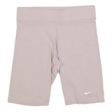 NIKE Womens Shorts Beige Casual M W28 Cotton Blend Stretch Fit