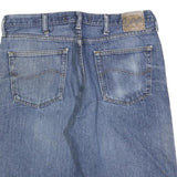 LEE Mens Shorts Blue Denim Relaxed L W36 Pocket Casual Cotton Blend
