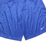 NIKE Mens Shorts Blue XL W33 Polyester Sports Gym Running
