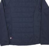 JACK WOLFSKIN Womens Navy Blue Jacket XS Polyester Blend Zip Outdoor Sportswear