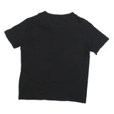 VALENTINO Mens Black Graphic T-Shirt L Short Sleeve Crew Neck Designer Cotton