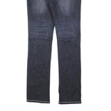 REQUEST Womens Slim Fit Blue Denim Cotton Blend Jeans W32 L32 Stylish Contrast