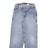 BLUENOTES Mens Jeans Blue Regular Straight Denim Light W26 L29 Casual Zip