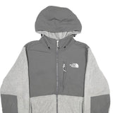 THE NORTH FACE Womens Grey Hooded Zip Jacket M Polyester Blend Performance