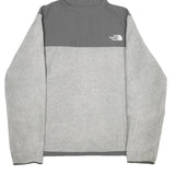 THE NORTH FACE Womens Grey Hooded Zip Jacket M Polyester Blend Performance