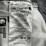 Carhartt Carpenter Pants - 34W 32L Gray Cotton