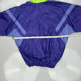 Adidas Windbreaker - Medium Blue Polyester