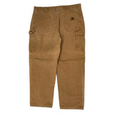 Carhartt Carpenter Trousers - 38W 30L Brown Cotton