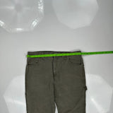 Dickies Carpenter Trousers - 36W 30L Grey Cotton