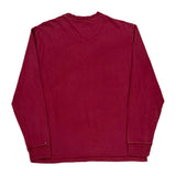 Tommy Hilfiger Long Sleeve T-Shirt - Large Red Cotton