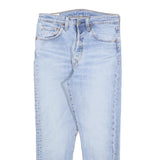 LEVI'S 501 Womens Jeans Blue Regular Straight Denim Light W27 L24 Button