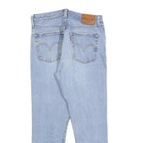 LEVI'S 501 Womens Jeans Blue Regular Straight Denim Light W27 L24 Button