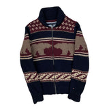 Tommy Hilfiger Zip Up - Small Beige Wool Blend