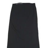KAPPAHI Womens Black Straight Knee Length Polyester Blend Skirt M Classic