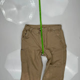 Carhartt Double Knee Carpenter Trousers - 38W 30L Khaki Cotton