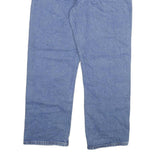 DICKIES Mens Regular Blue Denim Jeans W38 L30 Cotton Blend Zip Casual Workwear