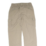 CARHARTT Mens Cotton Beige Regular Straight Trousers W30 L31 Casual Workwear