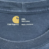 Carhartt T-Shirt - 2XL Blue Cotton