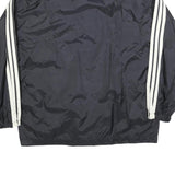 CRAZY WAVE Mens Black & Cream Retro Sports Zip Jacket Polyester Blend S