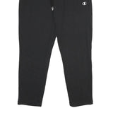 CHAMPION Mens Joggers Black Slim Tapered L W32 L30 Cotton Blend Comfortable