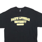 OURAY Mens Black Pacific Lutheran University Grandma T-Shirt XL Short Sleeve
