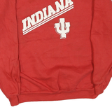INDIANA Mens Red Sweatshirt M Cotton Blend Crew Neck Long Sleeve Casual