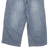 LERROS Mens Blue Denim Casual Shorts XL W33 Comfortable Cotton Blend