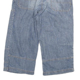 LERROS Mens Blue Denim Casual Shorts XL W33 Comfortable Cotton Blend