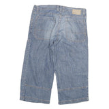 LERROS Mens Blue Denim Casual Shorts XL W33 Comfortable Cotton Blend