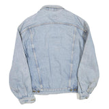 LEE Mens Blue Denim Jacket XL Cotton Blend Button Closure Classic Fit Casual