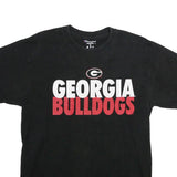 CHAMPION Mens Black Georgia Bulldogs Graphic T-Shirt M Short Sleeve Crew Neck