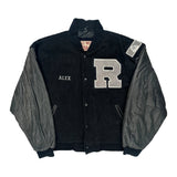 Ryle Wrestling U2 Wear Me Out College Varsity Jacket - Medium Black Leather