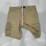 Lee Cargo Shorts - 35W 10L Beige Cotton