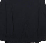 NAUTICA Mens Navy Plain Cotton Blend Jumper V Neck Basic Knit L Crew Neck Casual