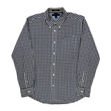 Tommy Hilfiger Slim Fit Shirt - Large Blue Cotton