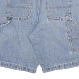 M Mens Denim Blue Casual Shorts L W32 Cotton Blend Comfortable Fit