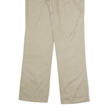 DICKIES Womens Cotton Blend Beige Regular Straight Trousers W33 L31 Workwear Zip