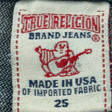 True Religion Slim Fit Jeans - 26W US 0 Dark Wash Denim