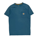 Force Carhartt T-Shirt - Small Blue Cotton