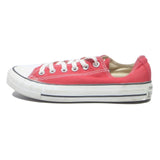 CONVERSE Chuck Taylor All Star Womens Canvas Low Top Trainers Red UK 5.5 Lace-Up