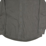 J.RIGGINGS Mens Grey Cotton Shirt M Casual Button Front Workwear