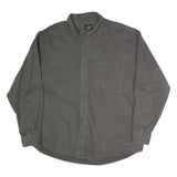 J.RIGGINGS Mens Grey Cotton Shirt M Casual Button Front Workwear