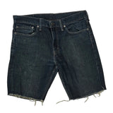 Levis Denim Shorts - 32W 11L Dark Wash Cotton