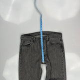 501 Levis Jeans - 34W 29L Grey Cotton